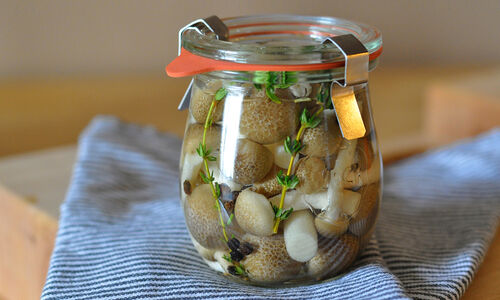 Quick Pickled Organic Wild Mushrooms Recipe | D'Artagnan
