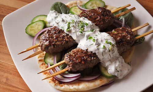 Spiced Ground Lamb Kofta Kabobs Recipe | D’Artagnan