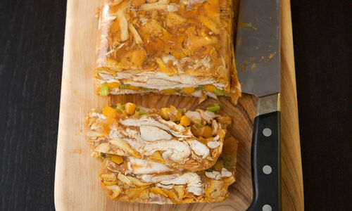 Jonathan Vaast Rabbit, Foie Gras & Chanterelle Terrine Recipe | D'Artagnan
