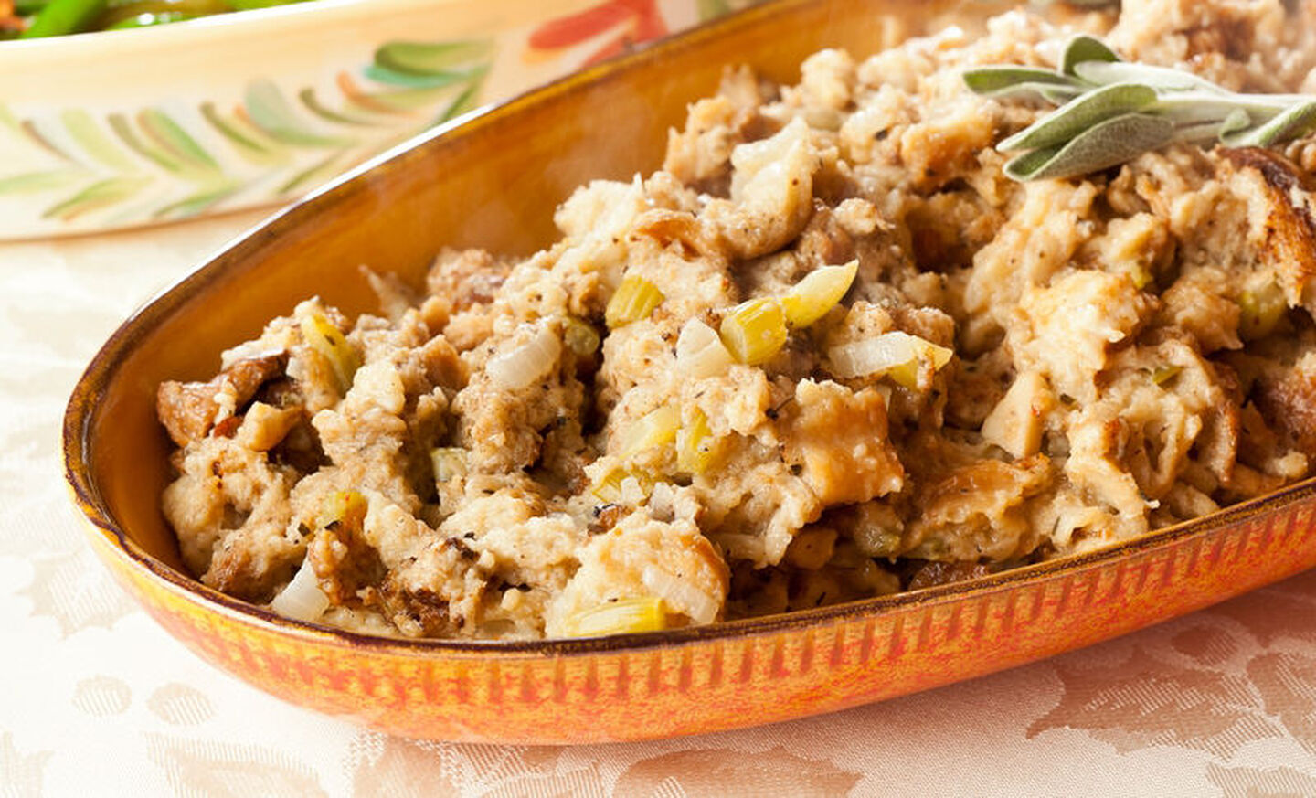 Brioche Stuffing with Duck Sausage & Pears Recipe | D'Artagnan