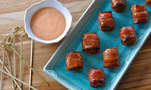 Bacon Wrapped Glazed Water Chestnuts Recipe | D'Artagnan