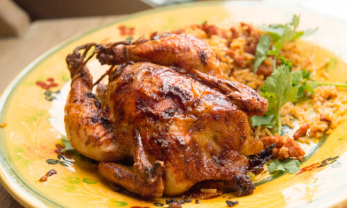 Poussin with Garam Masala