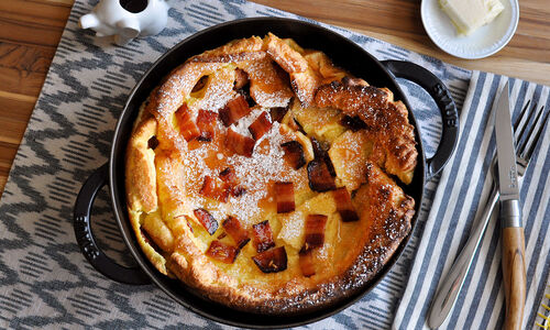 Candied Bacon Dutch Baby Pancake Recipe | D’Artagnan