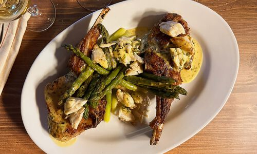 Veal Oscar with Béarnaise Sauce