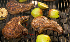 Ray Lampe's Coffee Rubbed Pork Chops Recipe | D'Artagnan