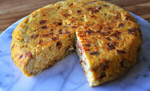 Spanish Omelette with Chorizo Sausage Recipe | D’Artagnan