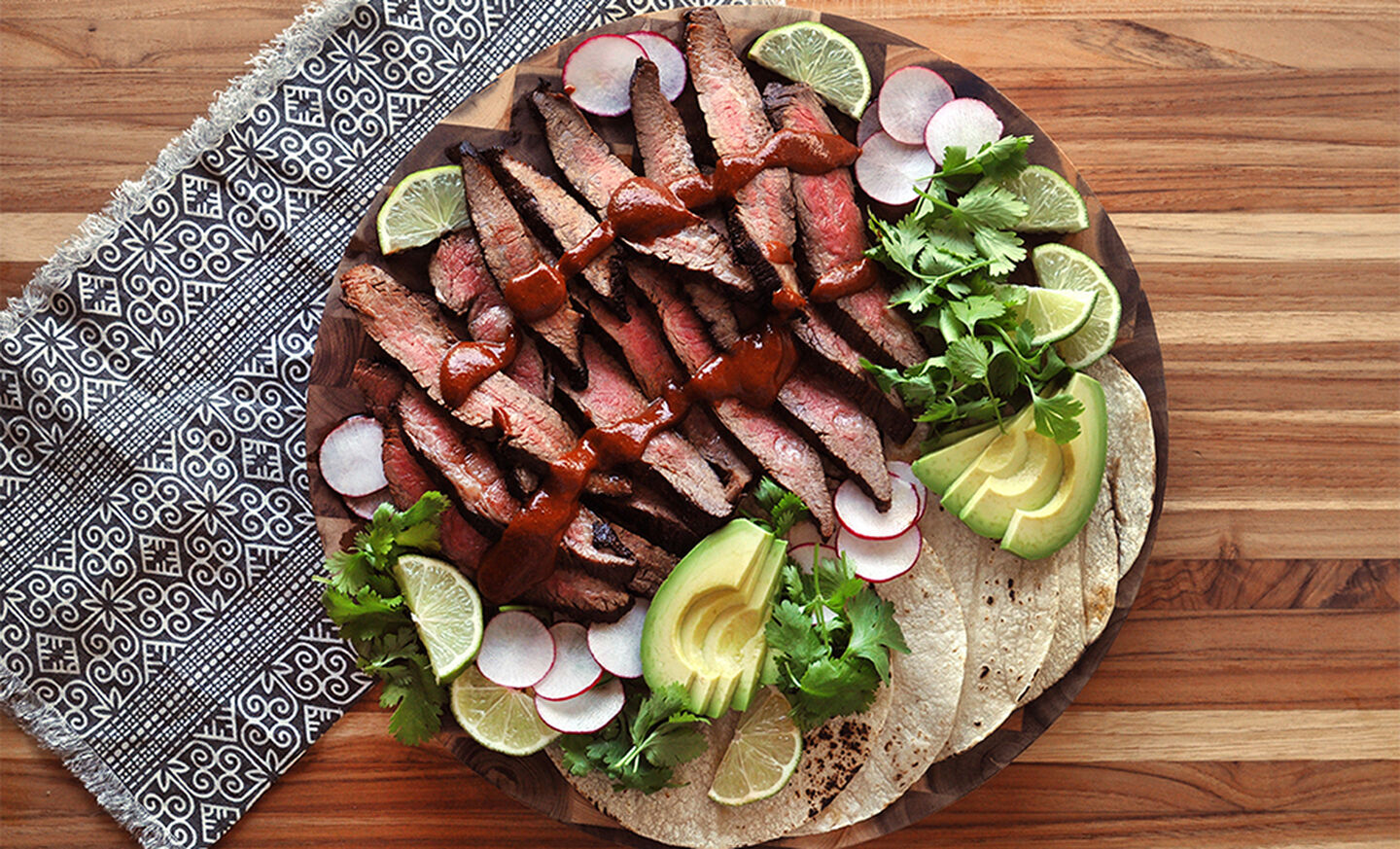 Grilled Wagyu Flank Steak Carne Asada Recipe | D’Artagnan