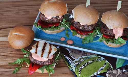 Spicy Lamb Burger Sliders with Harissa Recipe | D’Artagnan